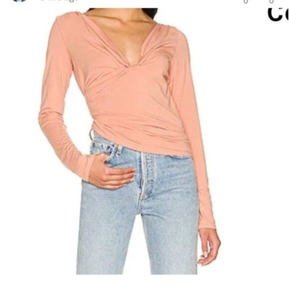 The Line by K Umi Longsleeve Top in Blush - Picture 1 of 6